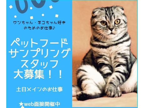 愛知県名古屋市緑区ペットショップ 単発1日だけ ペット関連商品の推奨販売 サンプリングの募集詳細